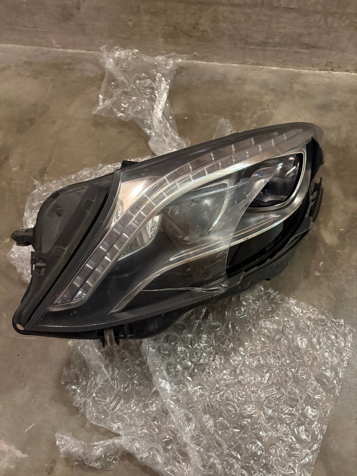 Mercedes W222 Koplamp Links (LED) – Glas defect,, Ophalen of Verzenden, Mercedes-Benz