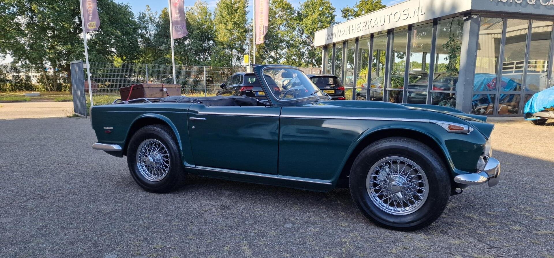 Triumph TR5 / TR250 Soft Top/OVERDRIVE/CHROOM SPAAKWIELEN, foto 2