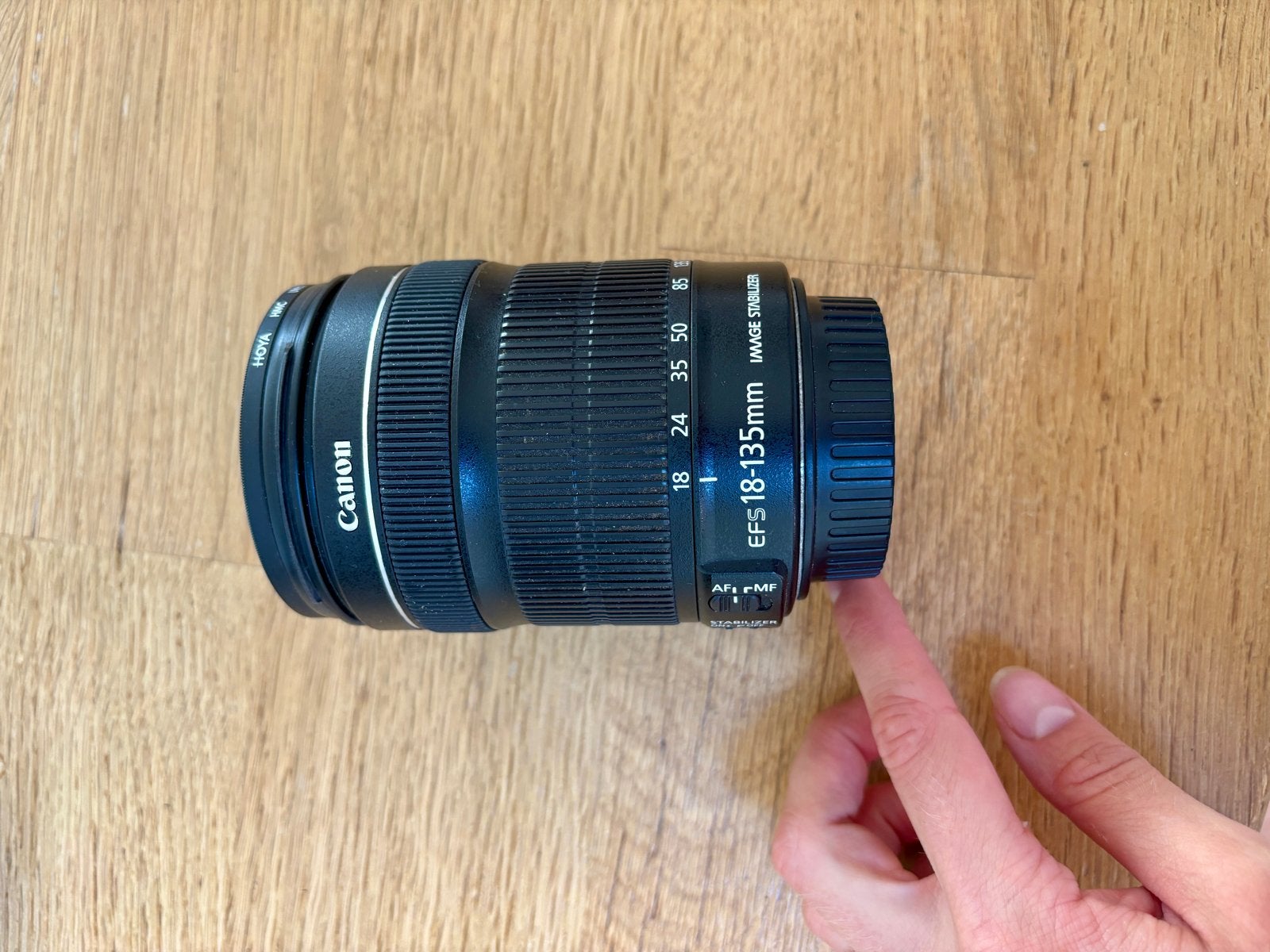 Canon EFS Zoomlens 18-135mm, Audio, Tv en Foto, Fotografie | Lenzen en Objectieven, Ophalen, Gebruikt, Canon, Autofocus