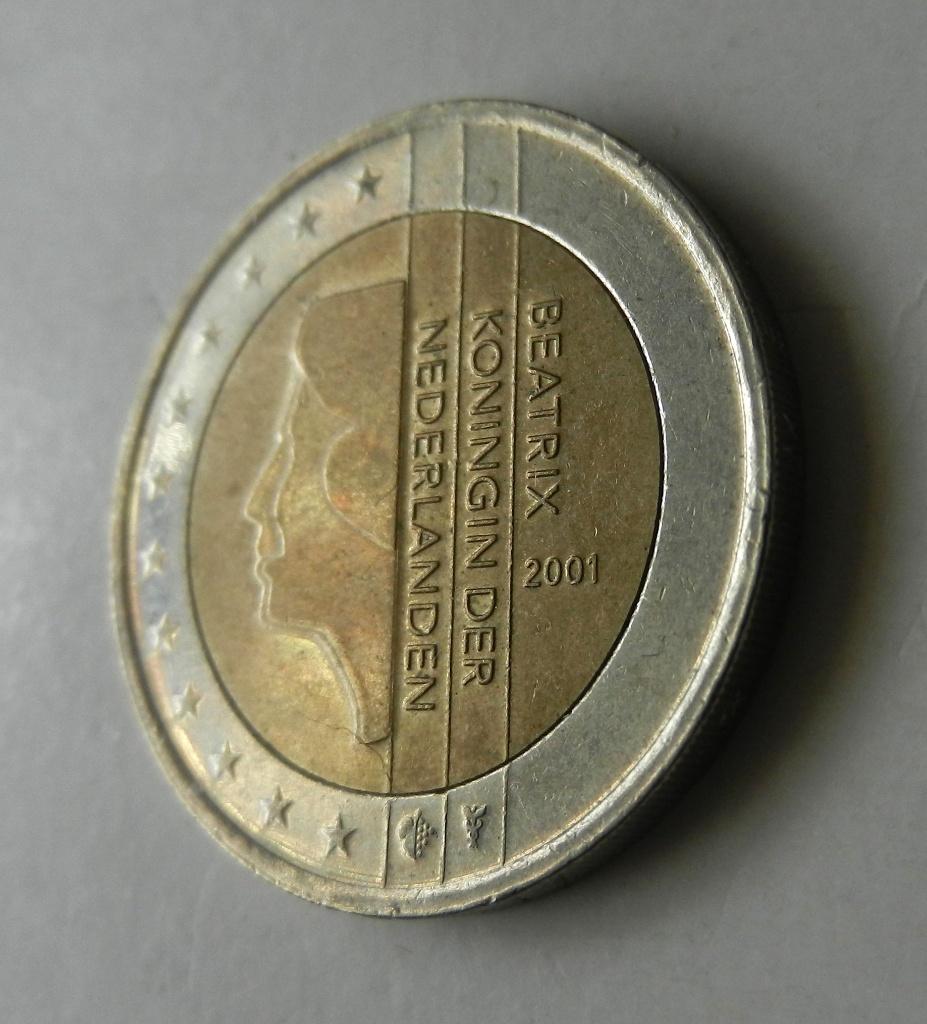 Nederland 2 euro 2001, Postzegels en Munten, Munten | Nederland, Verzenden, Koningin Beatrix, Euro's, Losse munt