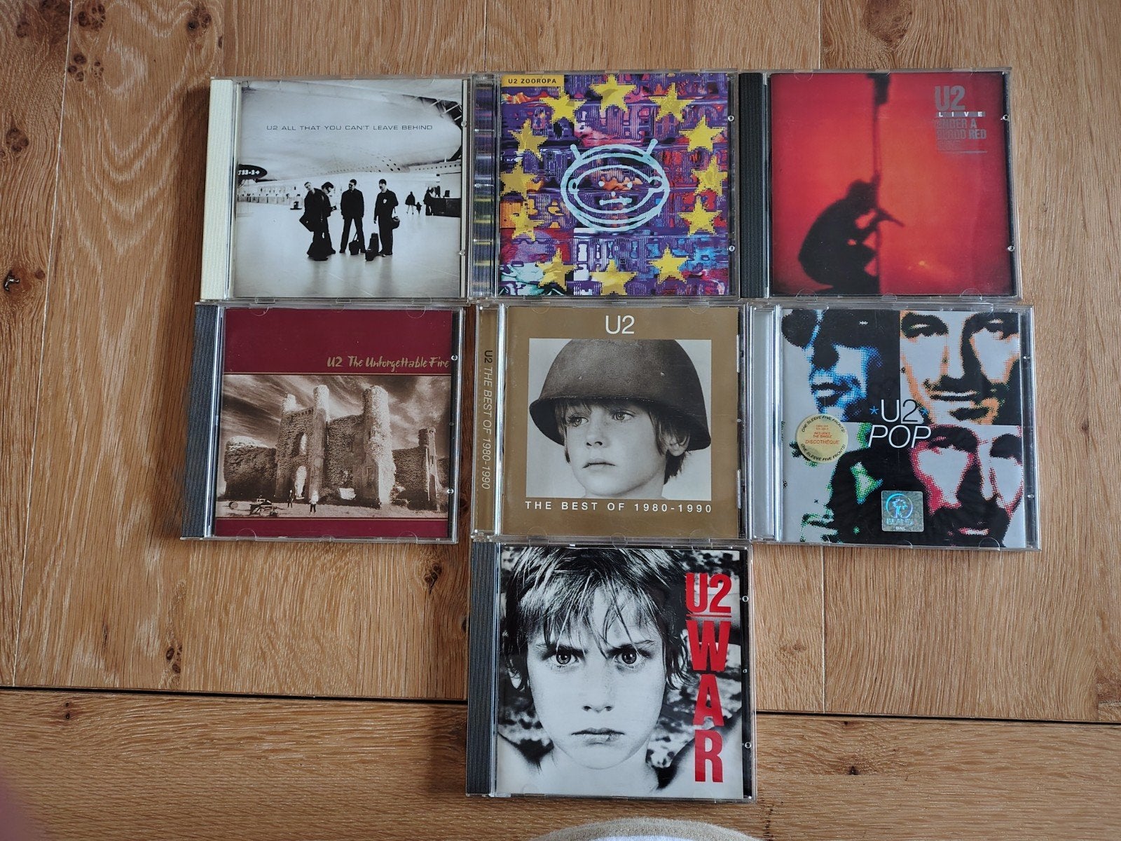 7 CD 's van U2, Ophalen, Zo goed als nieuw