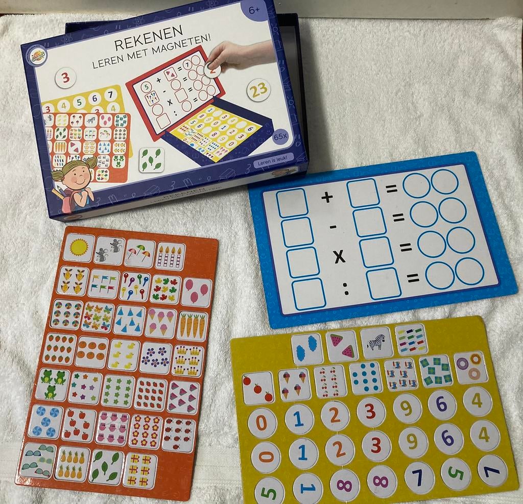 Rekenen leren met magnet leeftijd 6+, Ophalen of Verzenden, Zo goed als nieuw, Rekenen