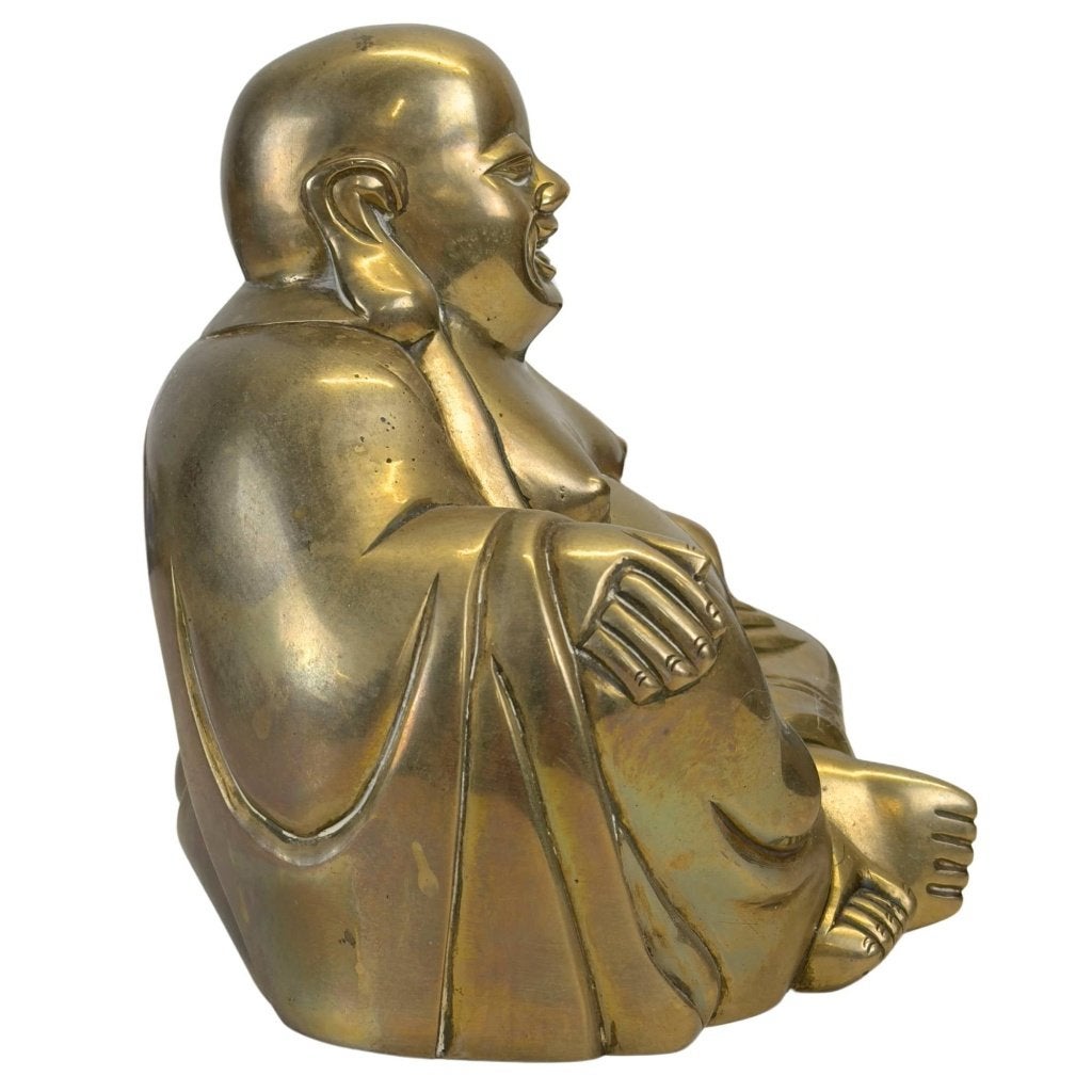 Budai – Chinees brons – Qingstijl, Antiek en Kunst, China, Ophalen of Verzenden, Beeld, Brons