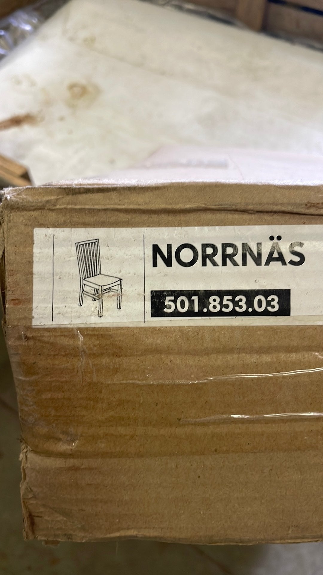 Ikea norrnäs stoel, nieuw in doos, Ophalen, Nieuw, Wit, Eén