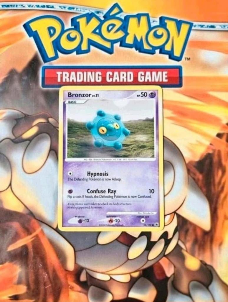 Bronzor 52/100 Diamond&Pearl Majestic Dawn pokemon kaart, Ophalen of Verzenden, Gebruikt, Losse kaart