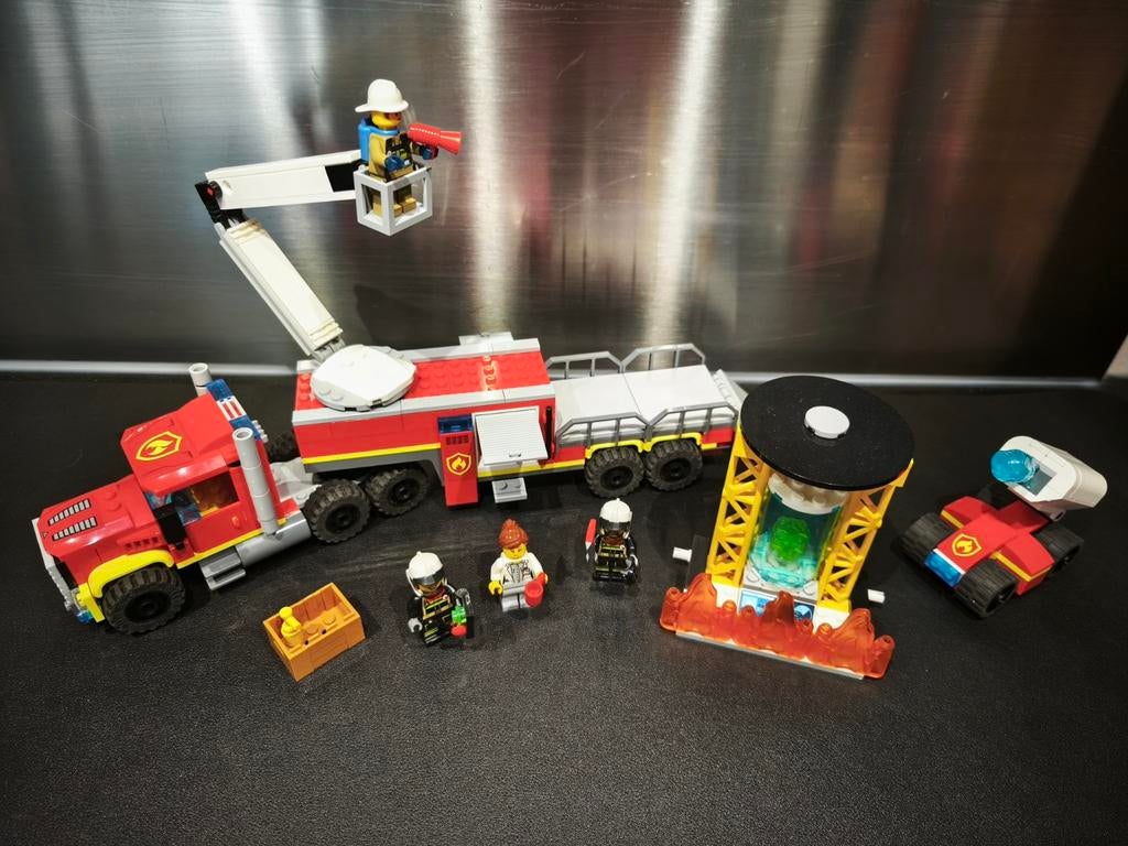 Lego City 60282 Brandweer Commandowagen 100% compleet, Lego, Compleet, Ophalen of Verzenden, Complete set