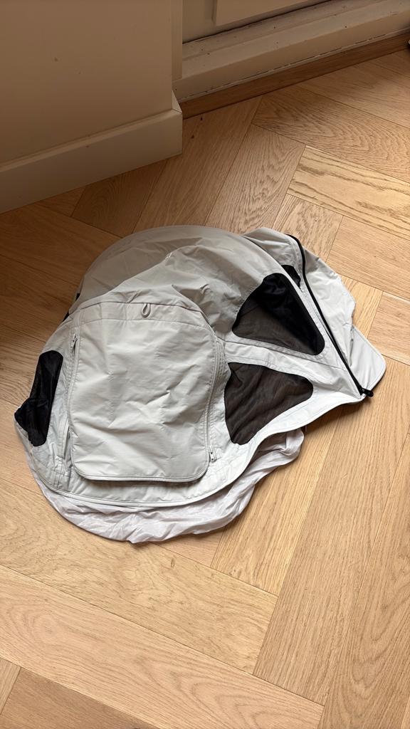 Bugaboo Breezy Zonnekap Glacier Grey voor Donkey 1/2/3/5, Ophalen of Verzenden, Zo goed als nieuw