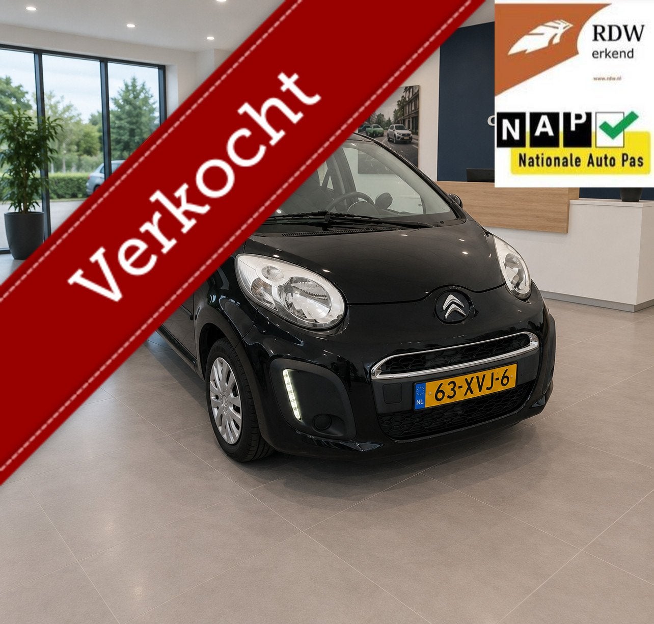 Citroen C1 1.0 Collection 2012 FACELIFT 89dkm NAP Airco/LED, Voorwielaandrijving, Gebruikt, C1, Origineel Nederlands
