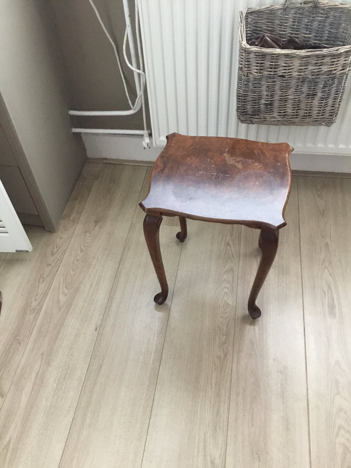 Bijzettafeltje, Huis en Inrichting, 45 tot 60 cm, Minder dan 55 cm, Rond, Ophalen of Verzenden