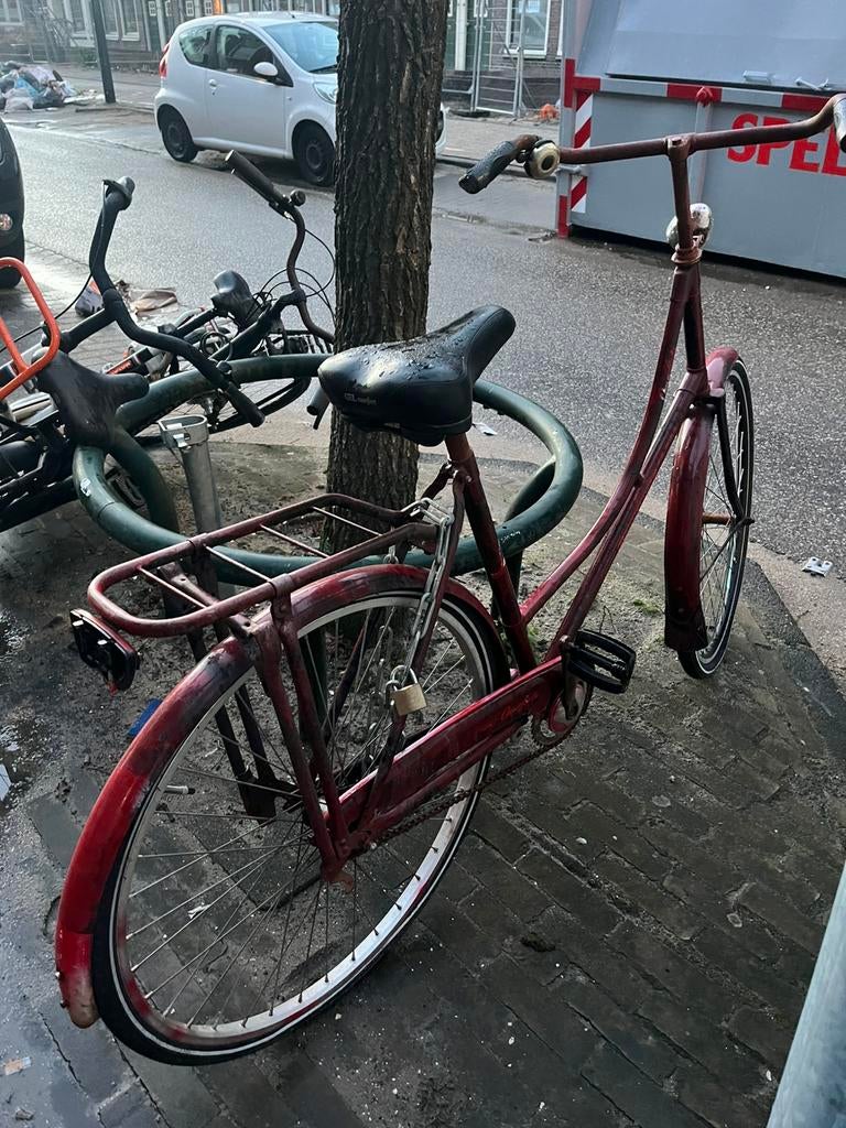 Fiets (zonder slot)(trapas is stuk!!!, Ophalen of Verzenden, Gebruikt
