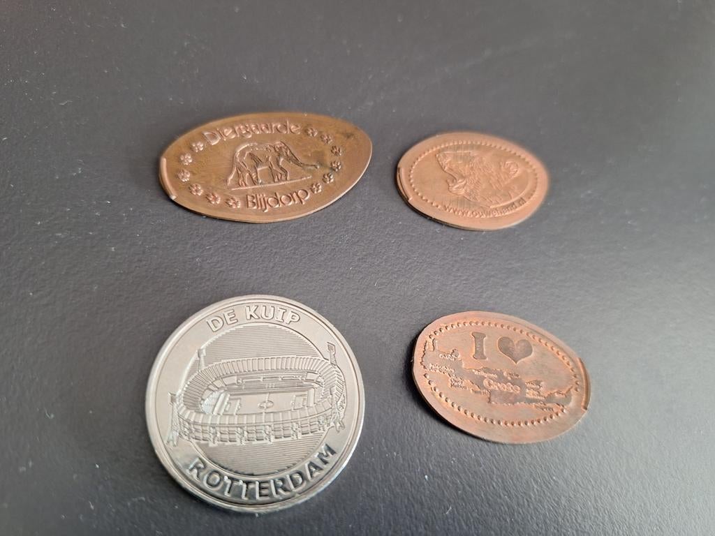 Verschillende Pressed Pennys, Postzegels en Munten, Ophalen of Verzenden, Overige landen, 2 euro
