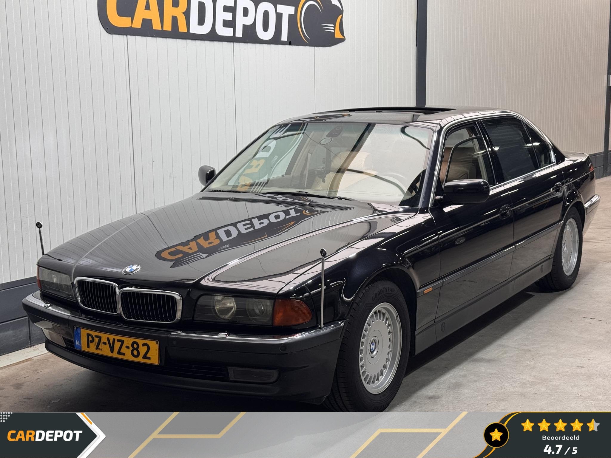 BMW 7-serie 750iL High-Line, Auto's, BMW, Automaat, Gebruikt, Beige, 12 cilinders