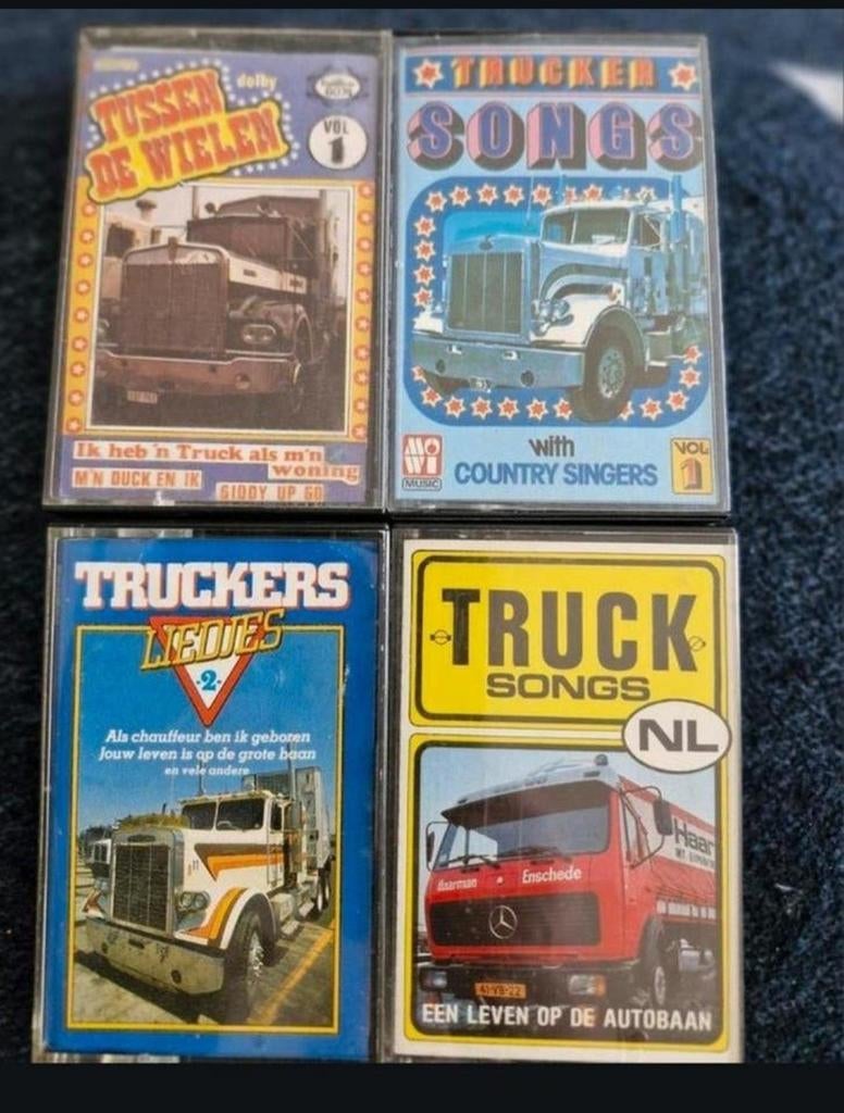 Cassettebandjes Trucker Muziek, Cd's en Dvd's, Cassettebandjes, Zo goed als nieuw, Overige genres, 2 t/m 25 bandjes, Ophalen of Verzenden