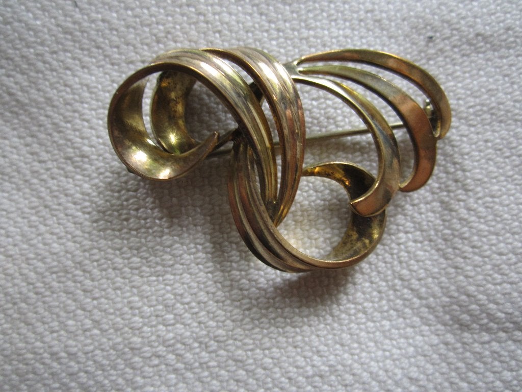 46.  Schitterende oude broche, double,  A*D Andreas Daub, Sieraden, Tassen en Uiterlijk, Ophalen, Overige materialen, Broche