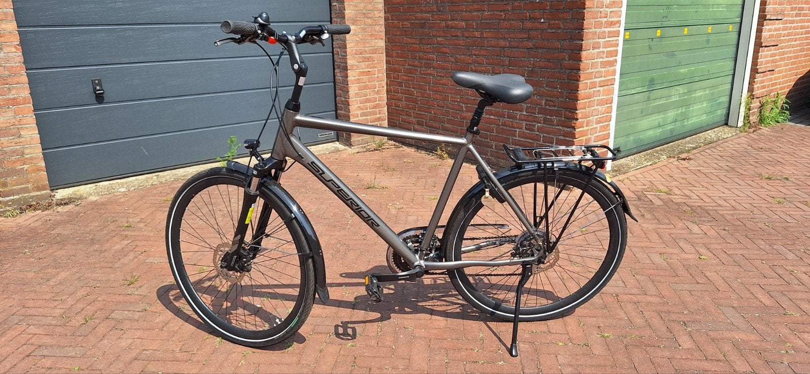 Herenfiets zwart, Fietsen en Brommers, Ophalen of Verzenden, Zo goed als nieuw, Meer dan 20 versnellingen, Overige merken