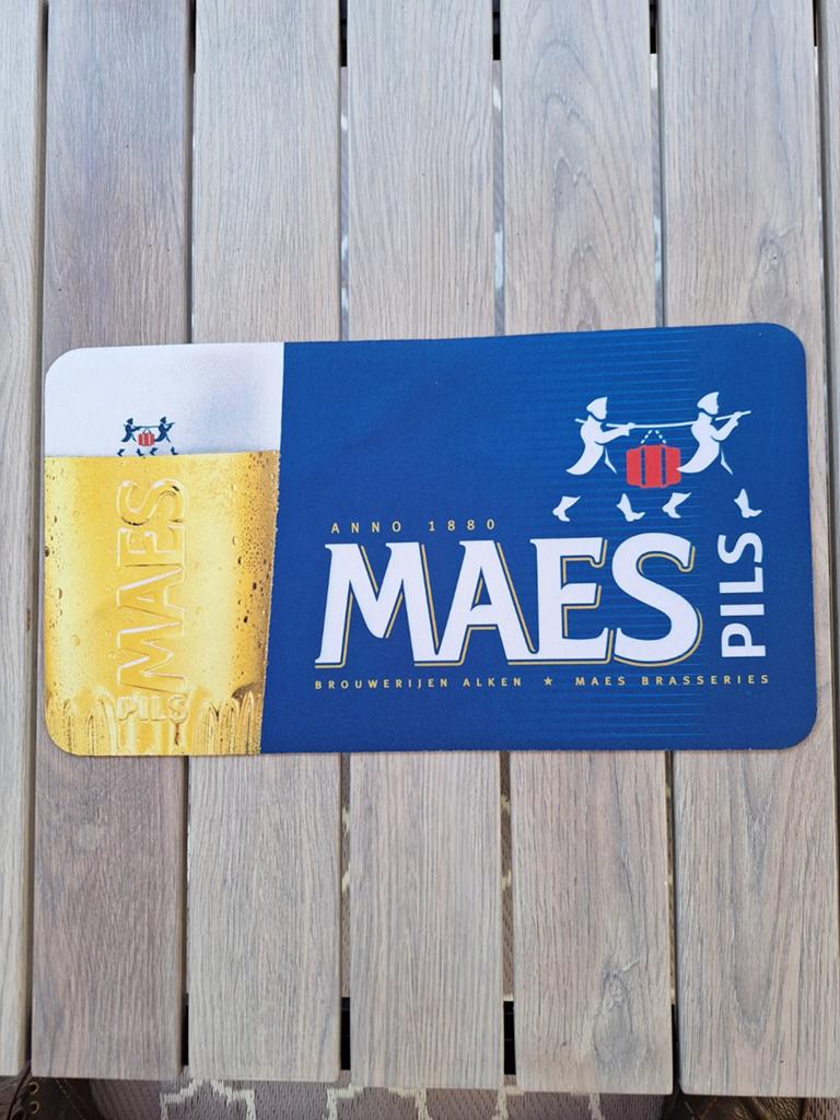 Bar doekjes nieuw in verpakking Maes Pils 23 stuks40,5x20cm, Ophalen of Verzenden, Nieuw