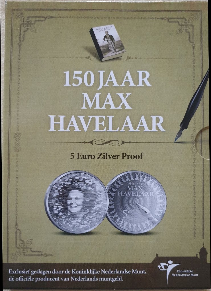 Nederland 5 euro zilver Proof 2010 - Het Max Havelaar Vijfje, Zilver, Overige landen, 5 euro, Verzenden