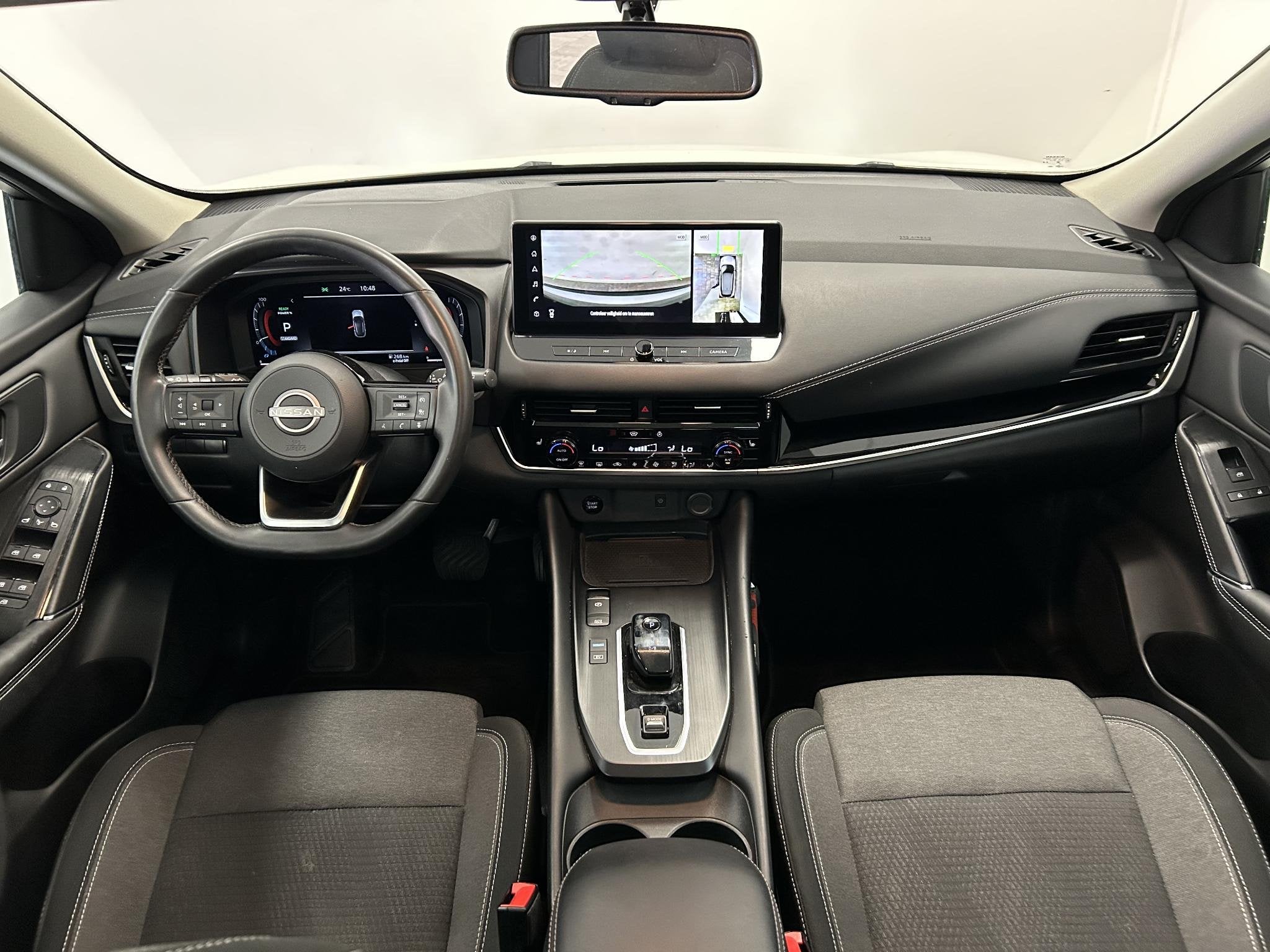 Nissan Qashqai 1.5 e-Power Black Edition | Pano | 360º came, Auto's, Nissan, Gebruikt, 190 pk, 2 kWh, Wit