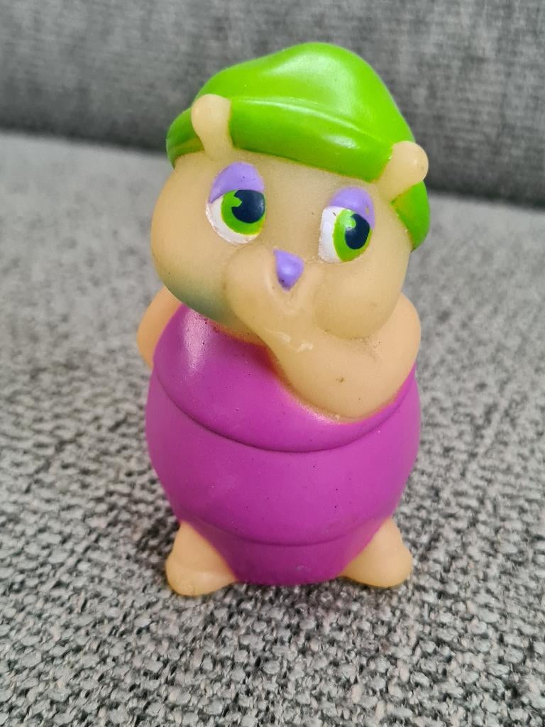 Playskool glo friends worm glow in the dark vintage poppetje, Gebruikt, Ophalen of Verzenden, Playskool, Nvt