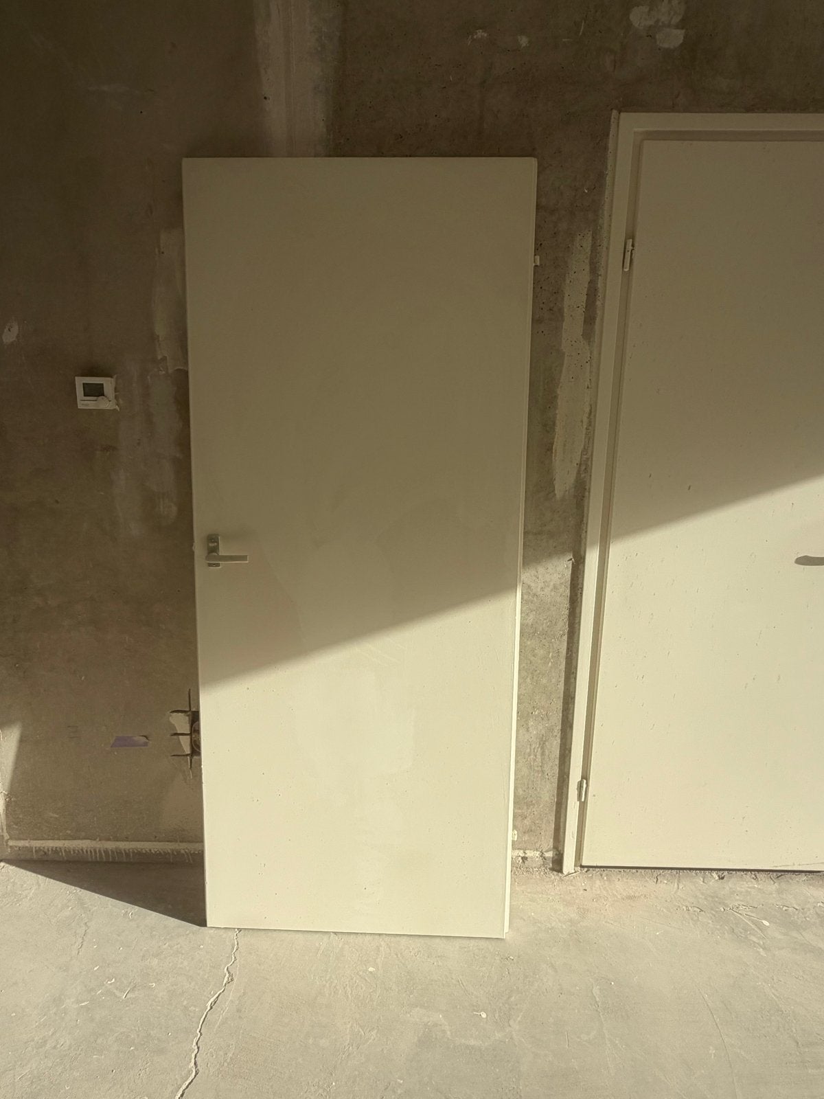 2 witte binnendeuren, opdekdeuren 85x 201,5, Ophalen, 80 tot 100 cm, Binnendeur, Zo goed als nieuw