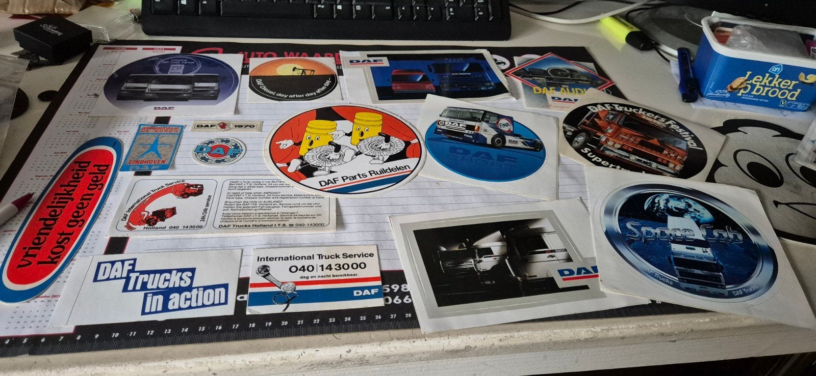 16 Mooie DAF Stickers - Diverse Ontwerpen, Ophalen of Verzenden