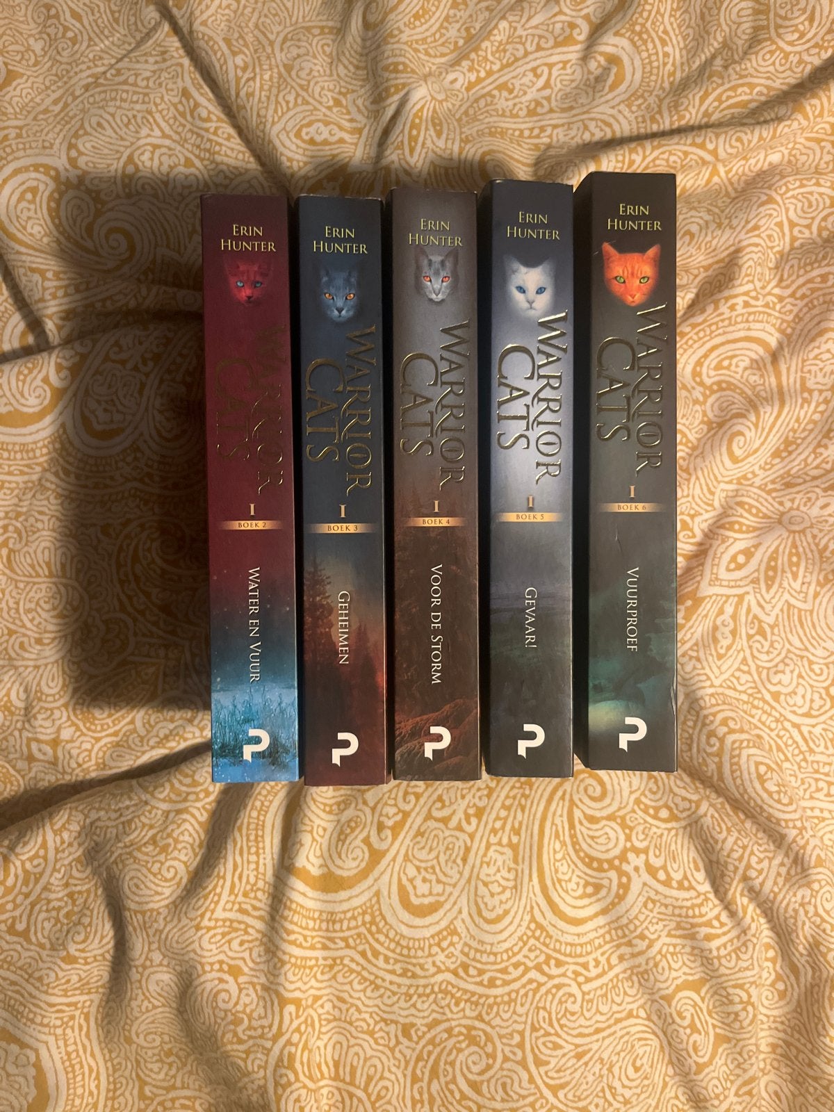 Warrior Cats Boekenreeks - Deel 2 t/m 6, Boeken, Ophalen of Verzenden, Gelezen, Nederland