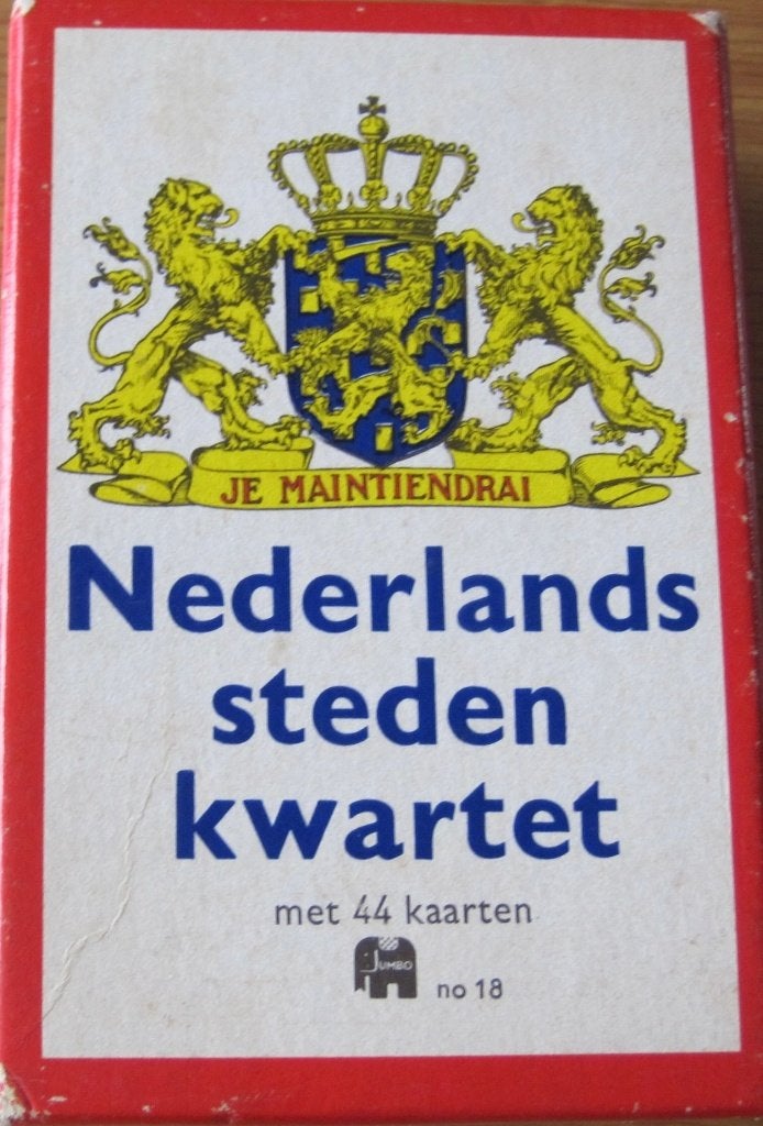 Nederlandse steden kwartet van Jumbo, Ophalen of Verzenden, Zo goed als nieuw, Kwartet(ten)