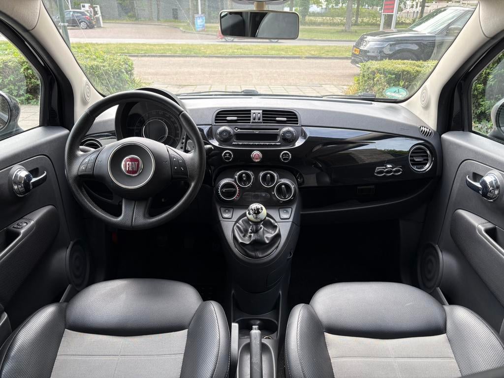 Fiat 500 1.2 | goed onderhouden | APK  | Luxe, Auto's, Fiat, Voorwielaandrijving, 4 cilinders, 840 kg, Leder en Stof