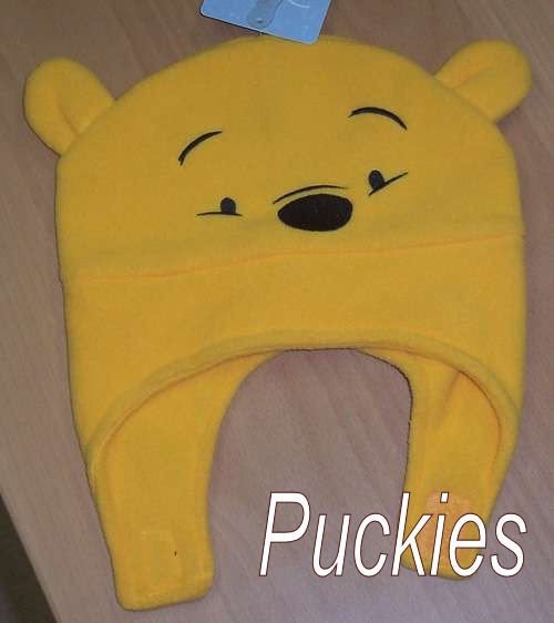 Disney / Winnie the Pooh fleece muts maat 0-1 jaar NIEUW a, Disney, Jongetje of Meisje, Nieuw, Ophalen of Verzenden