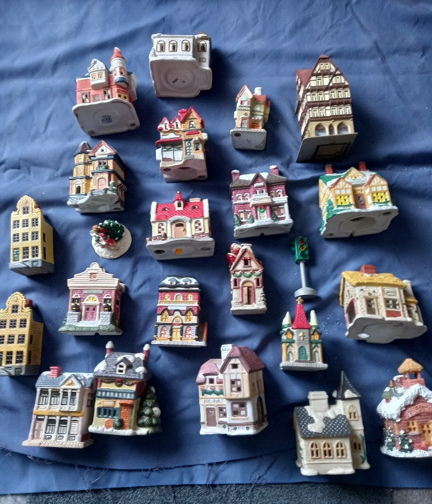 Kerst huisjes, Diversen, Ophalen, Gebruikt