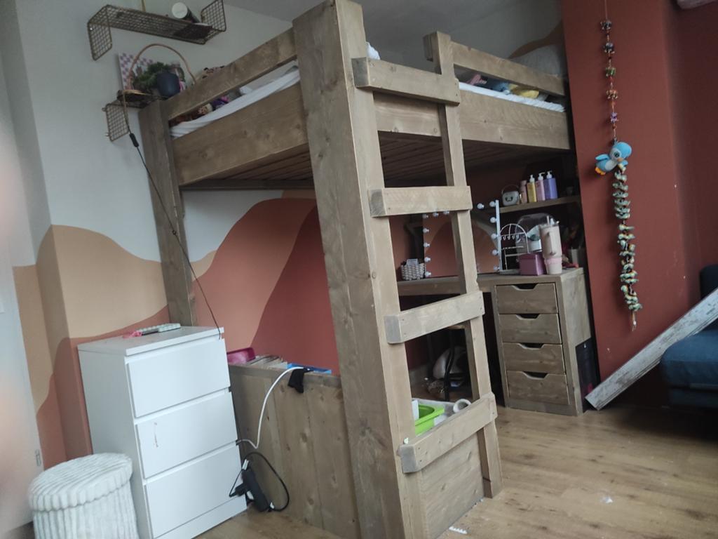 Meisjes/jongensbed, Ophalen, Hoogslaper