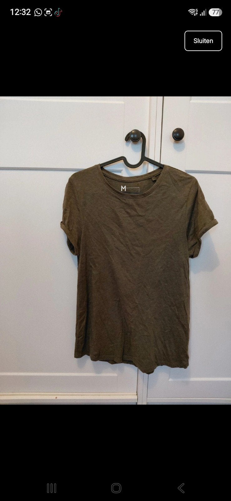 Groen basic shirt x New Yorker, Maat 38/40 (M), Nieuw, New Yorker, Ophalen of Verzenden