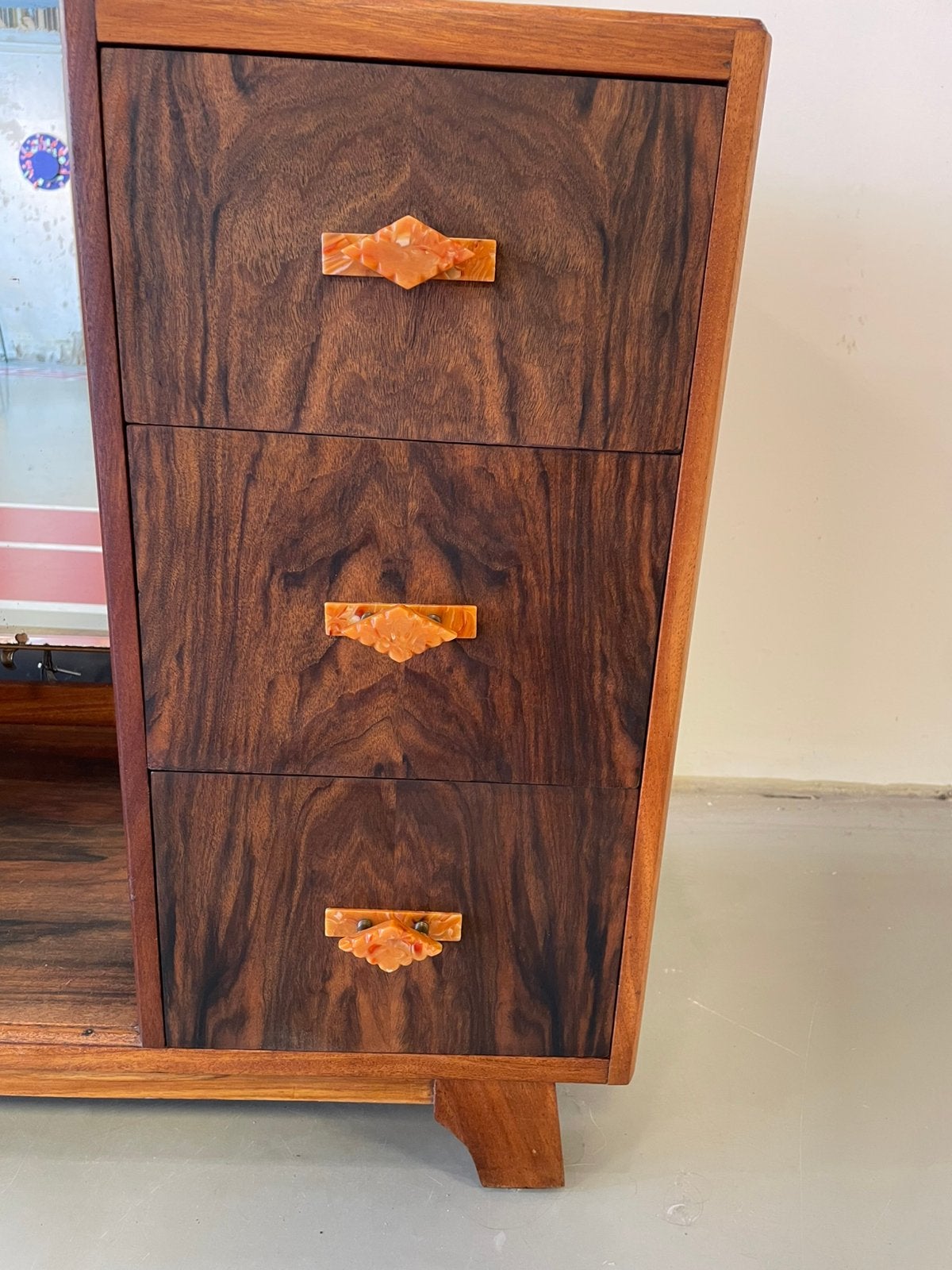 Foto 11 van Art deco kaptafel uitgevoerd in Palissander fineer