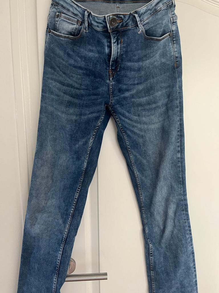 Garcia Jeans Celia Straight Fit W29/L34 High Waist, Ophalen of Verzenden, Zo goed als nieuw, Blauw, W28 - W29 (confectie 36)