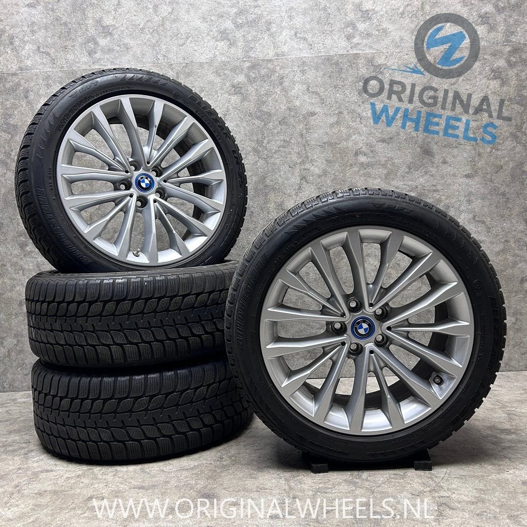 18 inch originele velgen + winterbanden BMW 5 serie 632, 18 inch, -, -, Banden en Velgen