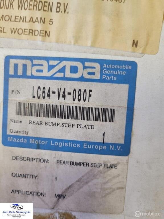 Bumper bescherming Mazda MPV ('96-'06) LC64-V4-480F, Nieuw, Ophalen of Verzenden, Mazda, Mazda