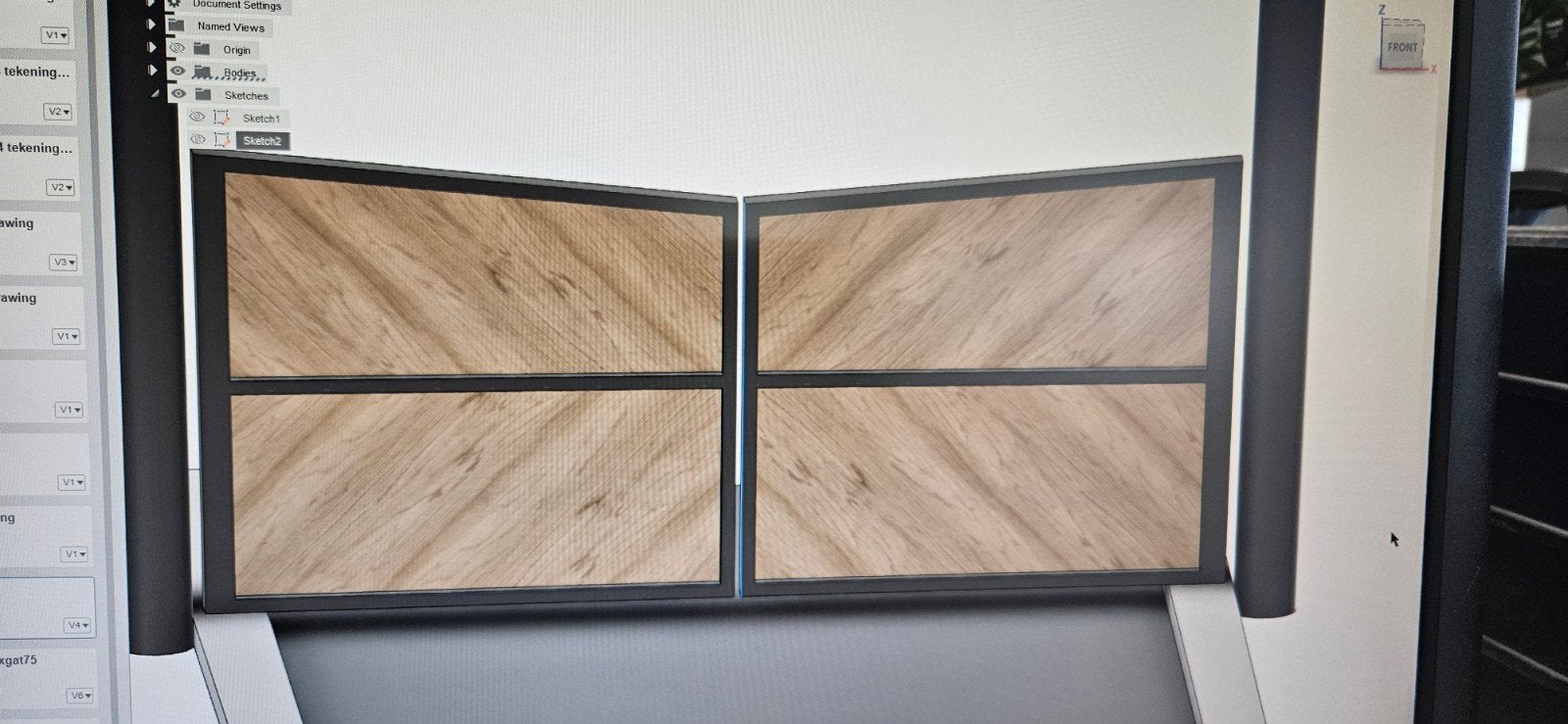 Poort/Hekwerk S235, Ophalen, Met poort, Nieuw, Tuinhek