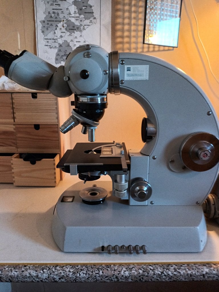wetenschappelijke  lab microscoop Zeiss Phomi, Ophalen, Zo goed als nieuw, Minder dan 400x, Stereomicroscoop