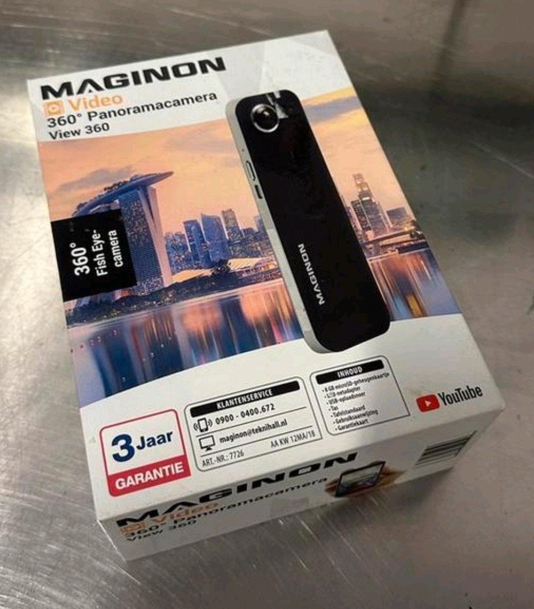 Maginon 360 Panoramacamera View 360 - Nieuw in doos, 8 megapixels, Nieuw, Ophalen of Verzenden, Compactcamera