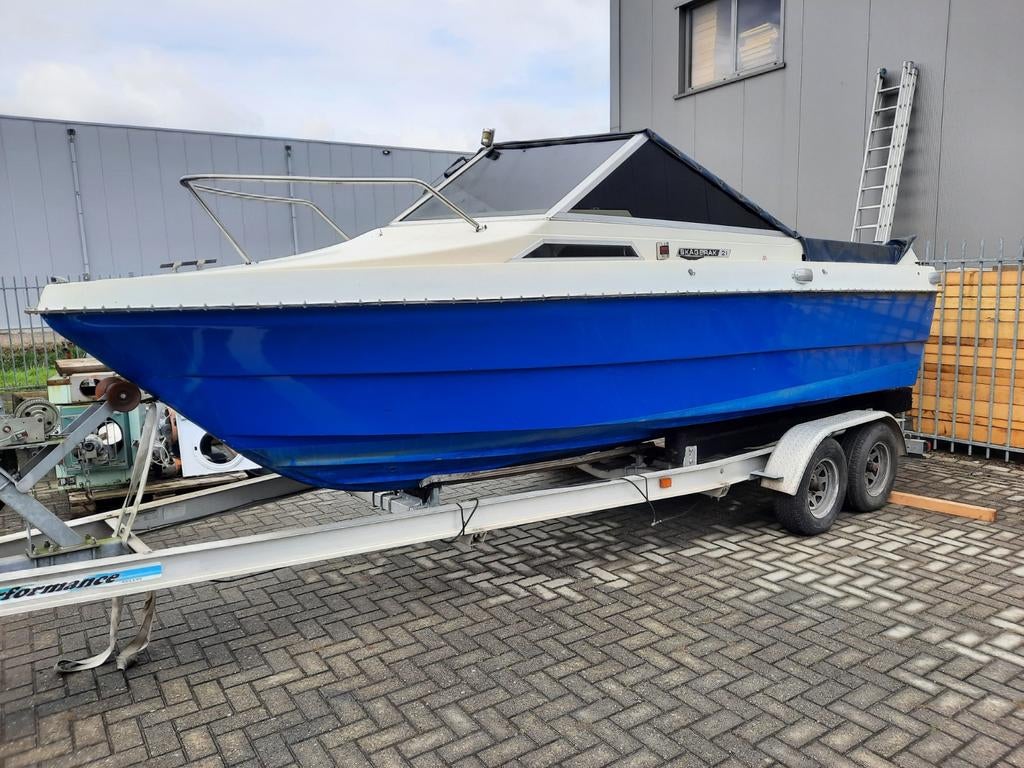 Skagerrak 21 visboot, Ophalen, Gebruikt, Binnenboordmotor, 6 meter of meer
