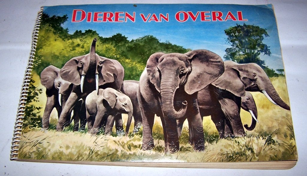 Prachtig vintage plaatjesalbum-Dieren van overal deel 1.Izgs, Ophalen of Verzenden, Zo goed als nieuw, Han Rensenbrink. 1958.