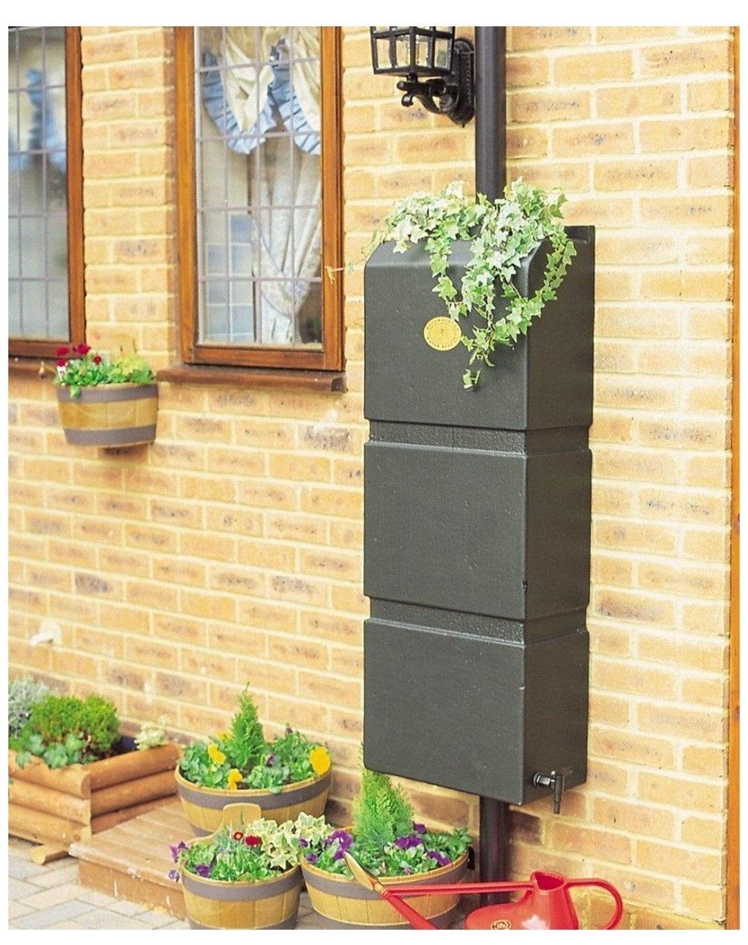 Regenton 200L Prestige Water Zwart - Nieuw in doos, Tuin en Terras, Regentonnen, Ophalen, Kunststof, Met kraantje, 150 liter of meer