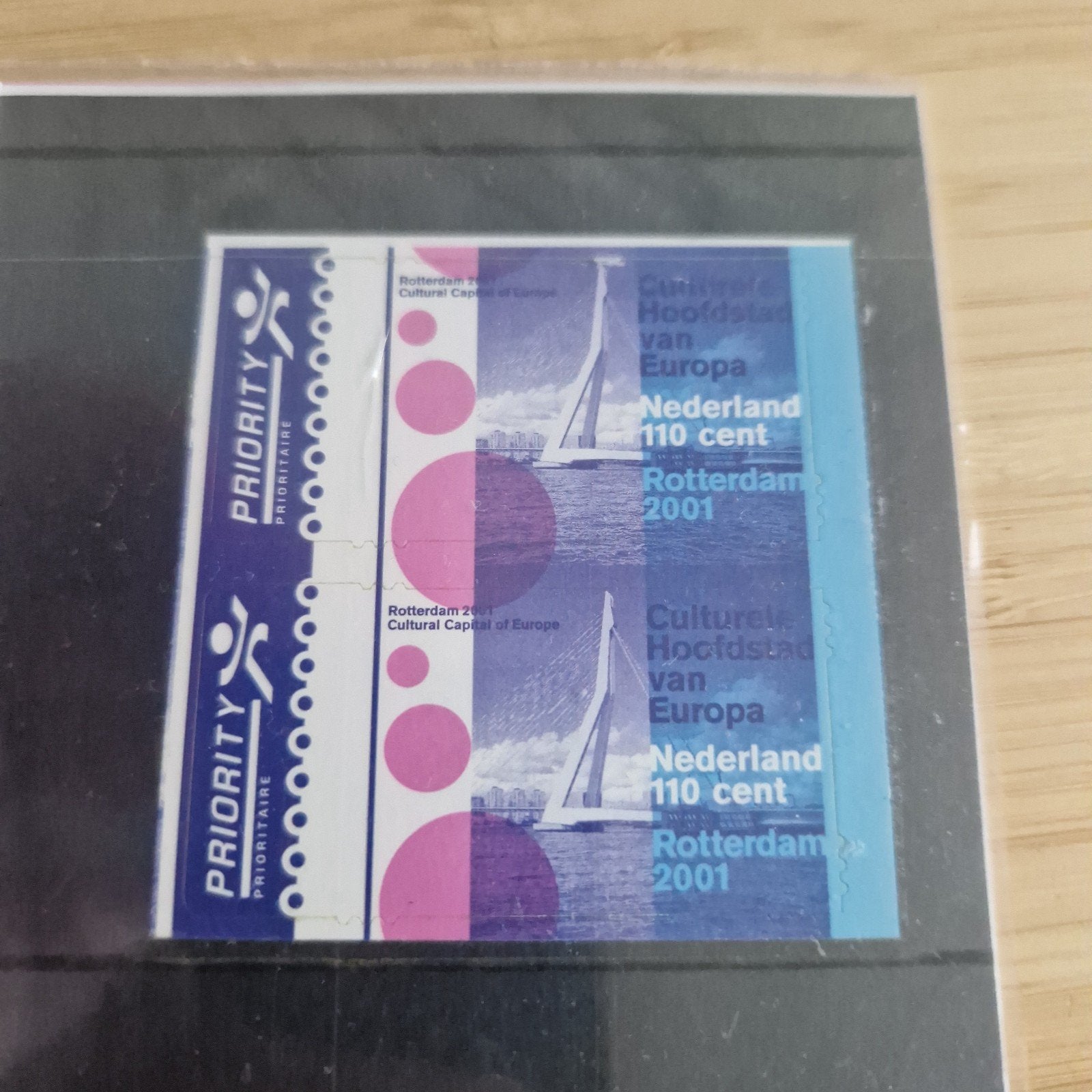 postzegelmapje 242 Rotterdam culturele hoofdstad, Ophalen of Verzenden