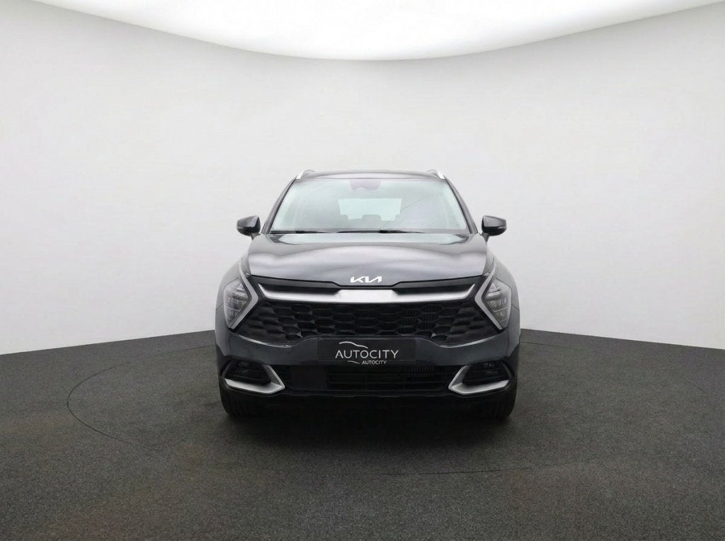Kia Sportage 1.6 T-GDi Hybrid 230PK DynamicLine | Carplay |, Auto's, Stof, Gebruikt, 4 cilinders, Zwart