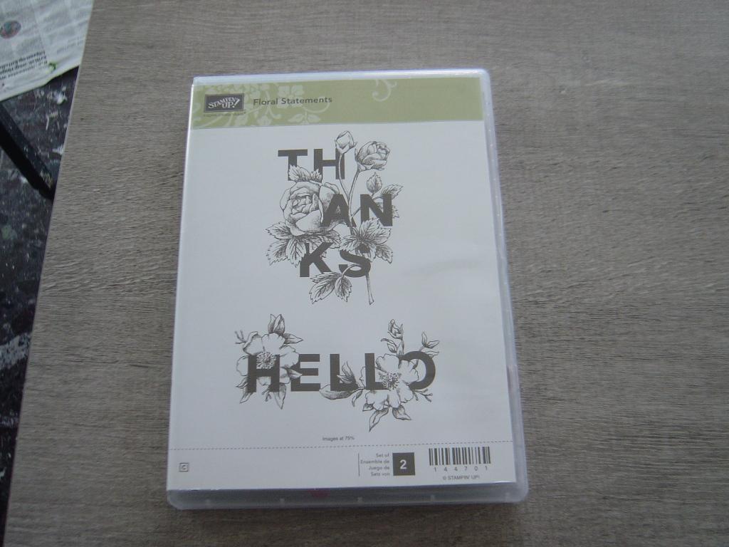 stampin up stempels beginnend met de letter F, Ophalen of Verzenden, Nieuw, Clearstamp