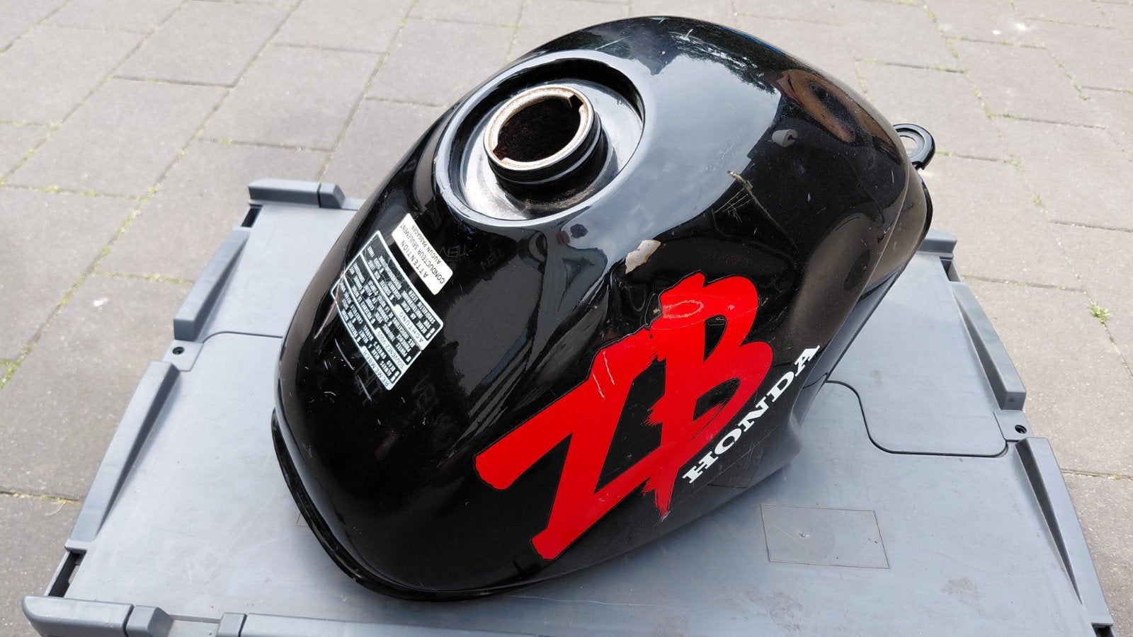 Honda ZB Tank met deuken en roest, Ophalen of Verzenden, Gebruikt, Tank, Overige merken