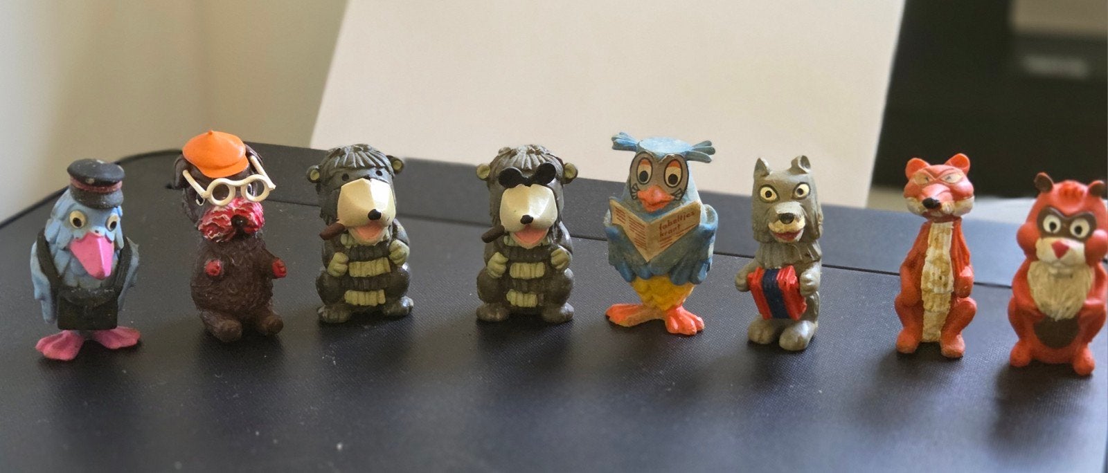Vintage Fabeltjeskrant Figuren - Set van 8, Verzamelen, Poppetjes en Figuurtjes, Ophalen of Verzenden, Gebruikt