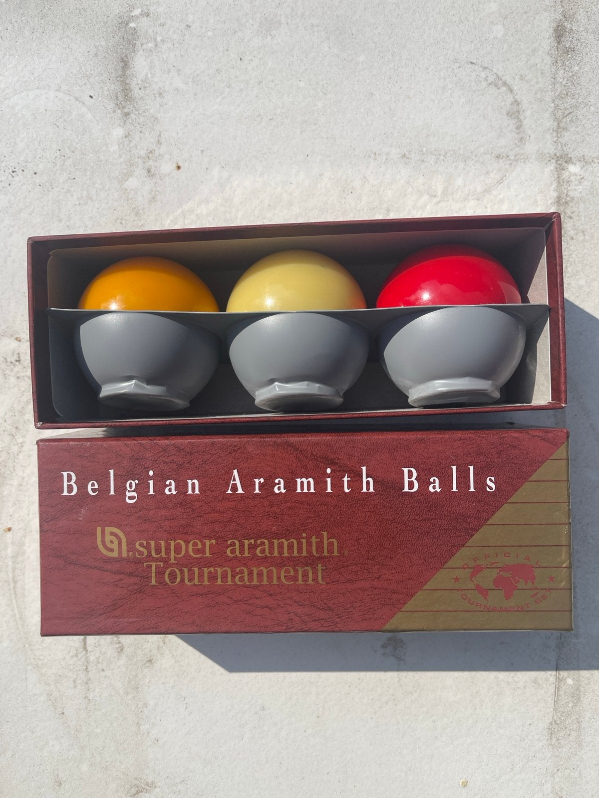 Aramith Carom Biljartballen Set - Super Aramith Tournament, Sport en Fitness, Biljarten en Poolen, Ophalen, Zo goed als nieuw