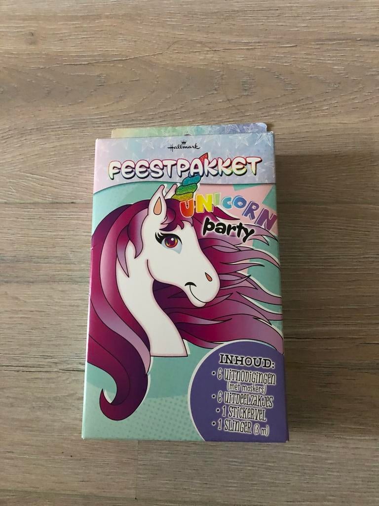 Hallmark feestpakket  unicirn Party, Ophalen of Verzenden, Nieuw, Overige
