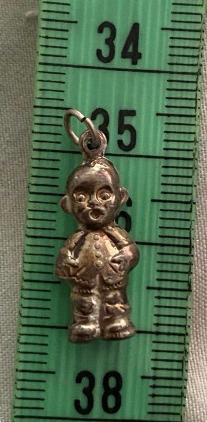Zilveren bedel hanger Bartje(de echte)voor ketting armband, Ophalen of Verzenden, Zo goed als nieuw, Zilver